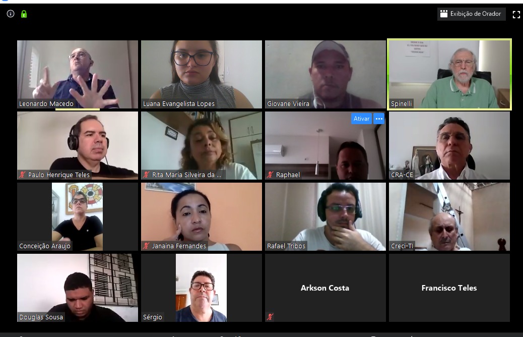 Com mais um pioneirismo, CRA-CE realiza primeira plenária virtual da história
